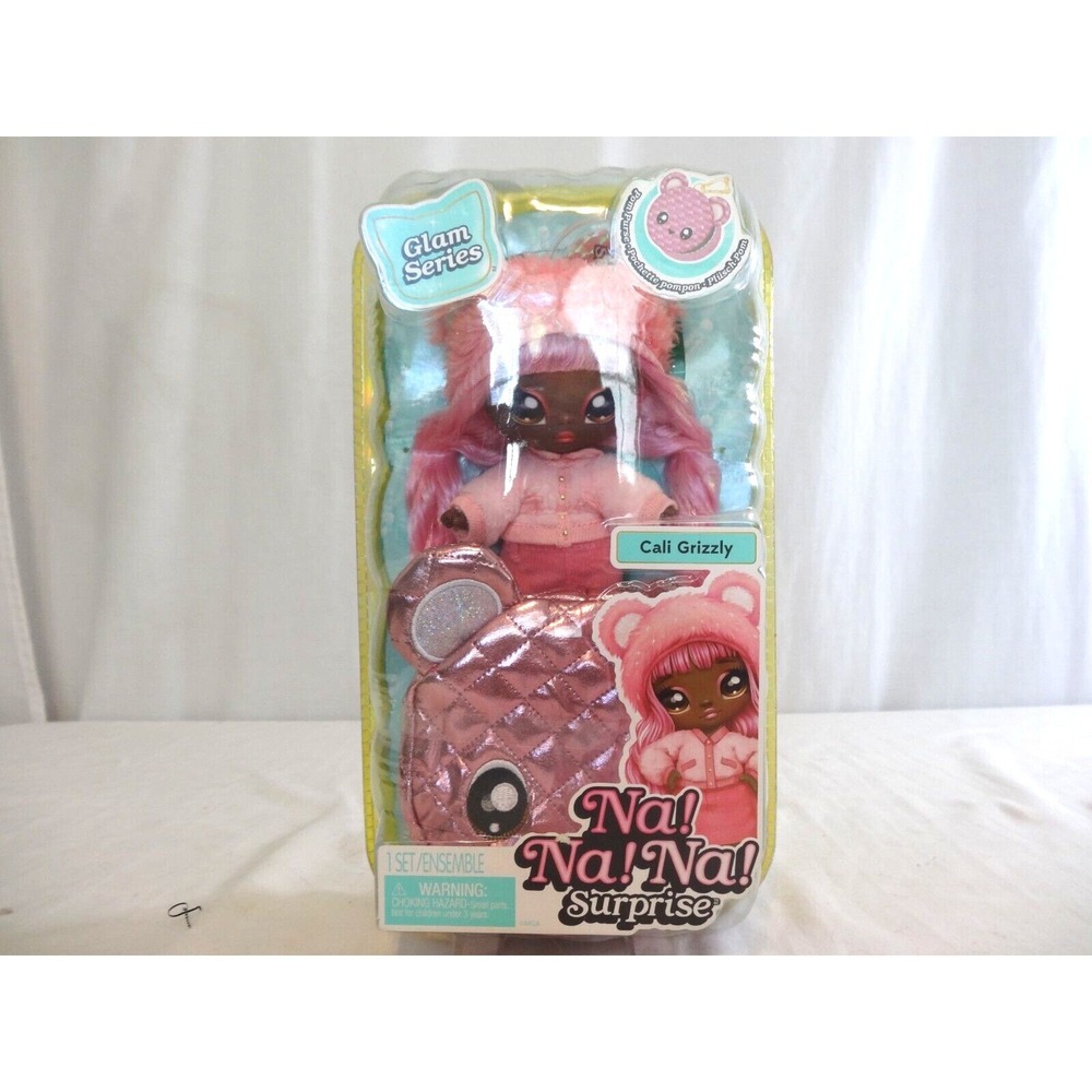 Na! Na! Na! Surprise Glam Series Cali Grizzly & Metallic Purse 2in1 Fashion Doll